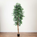 Nearly Natural 9ft. Artificial Ficus Tree