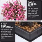 Artificial Bonsai Tree, Fake Potted Bonsai Plants Decoration, Simulation Faux Plants Decor, Desktop Realistic Welcoming Pine Ornament for Home Office Entryway Chests Decor, Pink