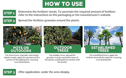 Gardenwise 6-4-6 Avocado, Mango Citrus Tree Professional Fertilizer, Plant Food Outdoor/Indoor Gardening; Quick-Release Nitrogen Fertilizer; Orange, Lime, Avocado and Lemon Tree Fertilizer (1/2 QUART)