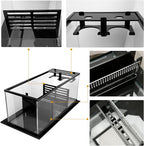 Adjustable Sump Baffle Kit - Refugium Kit for 20 Gallon Long Tank - Reef Aquarium - Saltwater Aquarium Filter System- Protein Skimmer Sump