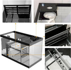 LYL LEYOULAND Adjustable Sump Baffle Kit - Refugium Kit for 10 Gallon Tank - Reef Aquarium - Saltwater Aquarium Filter System- Protein Skimmer Sump