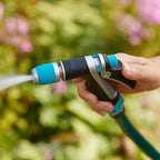 Gilmour 825202-1001 Heavy Duty Rear Control Pre-set Watering Nozzle with Swivel Connect
