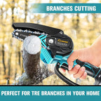Saker Mini Chainsaw,Portable Electric Chainsaws Cordless,Small Handheld Chain Saw Pruning Shears Chain Saws for Tree Branches,Gifts for for Men Husband Women,Courtyard and Garden