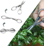 Bonsai Set 8 PCS-Mini Gardening Tools Kit for Indoor Outdoor Bonzai Include Pruner, Fold Scissors, Mini Rake, Tweezers, Cleaning Brush