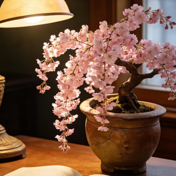 Weeping Prunus Blossoms Seeds for Planting, 46+ Rare Prunus Subhirtella Pendula Seeds, Non-GMO Heirloom Plants Seed for Home Garden Outdoor