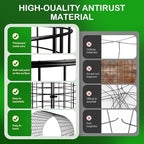 5 Pack Plant Protector from Animals, Wire Mesh Plant Cages for Garden – Sturdy Metal Plant Protectors to Keep Rabbits, Squirrels, and Animals Out – Ideal for Vegetables, Flowers, and Outdoor Plants
