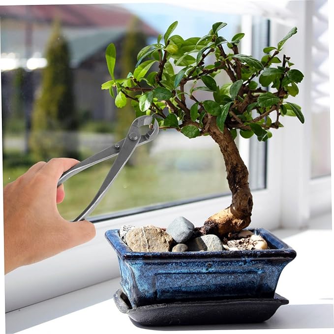 Mikikit Bonsai Pruning Shears Bypass Pruner for Precise Trimming Ergonomic Gardening Tool for Home Gardeners and Bonsai Artists Durable and Comfortable Handling