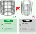 10 Pack Plant Protector from Animals, 13x12 inch Wire Plant Cages Mesh Plant Cage Garden Plant Protector, Sturdy Bunny Barricades Chicken Wire Cloche Plant Protectors for Keeping Bunny Animals Out