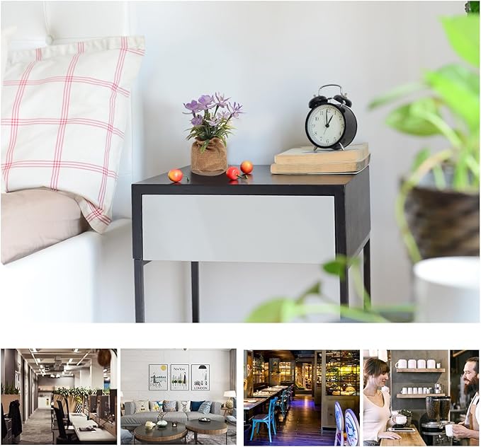 UPKOCH Realistic Faux Phalaenopsis Orchid Potted Plant, Lifelike Artificial Flower with Jute Bag, Home and Office Table Décor for Living Room and Bedroom