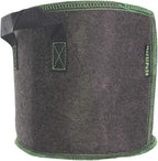 HORTIPOTS Fabric Pots 3 Gallon Non So Floppy Air Pruning Smart Grow Bags Black Gray (Pack of 10)