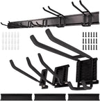 NINE FORTY Garage Tool Organizer Wall Mount - 49.5 Inches, 16" Stud Spacing, 440 LBS. Sturdy Rubber Coated Garden Tool Organizer and Storage Rack with Adjustable Hooks