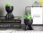 Der Rose 2 Pack Fake Plants Succulent Plants Artificial for Home Bathroom Living Room Office Decor