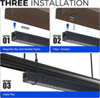 Barrina T5 Grow Lights for Indoor Plants Full Spectrum, 1FT 10W (2 X 5W) Indoor Plant Light with Separate Switch, Linkable, Grow Lamp with Magnetic Installation, Yellow, 2 Packs