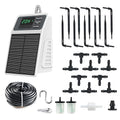 Solar Automatic Drip Irrigation Kit, Smart Timer Watering System for 10 Potted Plants, Plant Waterer for Balcony Garden Greenhouse Window Sill, Indoor Outdoor Use