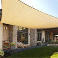 LOVE STORY Custom Size 5'x8' Sand Sun Shade Sail Rectangle UV Block Canopy Patio Sail Sunshades Fabric for Outdoor Garden Carport (We Make Custom Size)
