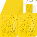 Qualirey 250 Pcs 6x8 Inch Yellow Sticky Traps for Gnats, Dual-Sided Sticky Gnat Traps for Indoor Outdoor Plants, Pest Control for Fungus Gnats, Fruit Flies, Whiteflies – Bulk Pack with Twist Ties