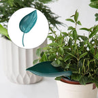 Fenteer 10 Pieces Pot Watering Set Leaf Shaped for Indoor Bonsai Watering Devices, Dark Blue