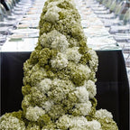 Coferset Olive Green Hydrangea Artificial Flowers Outdoors 3pcs Lifelike Faux Hydrangea Real Touch Fake Flowers for Home Wedding Christmas Office Party Living Room Decoration,22inch