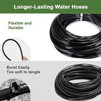 Drip Irrigation Kit for Garden, Quick-Connect Raised Bed Watering System with 1/2" & 1/4" 150FT, Plant Accessories, Drip Line Kit for Greenhouse, Sistema De Riego Por Goteo