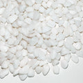 FANTIAN 2 Pounds White Pebbles for Indoor Plants, 3/8 Inch Polished White Rocks, Decorative River Rocks for Potted Plants Vase Cactus Bird Bath and Outdoor Garden Landscaping