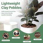 Halatool 4LB Leca Clay Pebbles for Plants 4mm-16mm Lightweight Clay Balls Hydro Balls for Aquarium Potted Plants Hydroponic Growing Gardening Orchids Drainage Decoration Aquaponics
