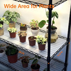 Bstrip Indoor Greenhouse with Grow Light, Mini Green House with 4 Pack T8 Full Spectrum Plant Lights with Timer, Indoor Greenhouse Cabinet for Indoor Plant, Seed Starting, Seed Tray, 29.5"x13.8"x59"