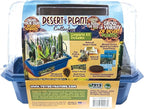 Toys By Nature Miniature Worlds Desert Oasis Succulent Terrarium Starter Kit - Complete Supplies for Fast Growth Rate! Fun & Easy Setup for Indoor Miniature Garden (Desert Plant Collection)