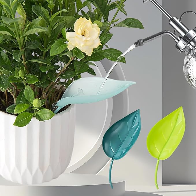 Watering Leaves for Plants,3 Color Leaf Plant Watering Devices,Creative Leaf Watering Device,Plant Pot Watering Funnel for Indoor and Outdoor Plants(9Pcs)