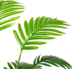 Artificial Plant in Pot Fake Tree Trunks Leaves Faux Potted for Indoor Outdoor Modern Decoration Home Office Living Room Bedroom Balcony Housewarming Gift (80cm Tall Palm)