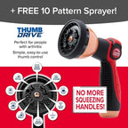 Pocket Hose Copper Head w/New Pocket Pivot Expandable Garden Hose 150FT, AS SEEN ON TV, Swivels 360°, Advanced Tri-Tex Tubing & Force Field Jacket, 3X Stronger, Lead-Free, No-Kink, Anti-Burst w/APT
