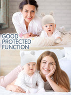 Geyoga 12 Pieces Newborn Hat Mittens Gloves Set Baby Boys Girls Cotton Baby Beanie for 0-12 Months