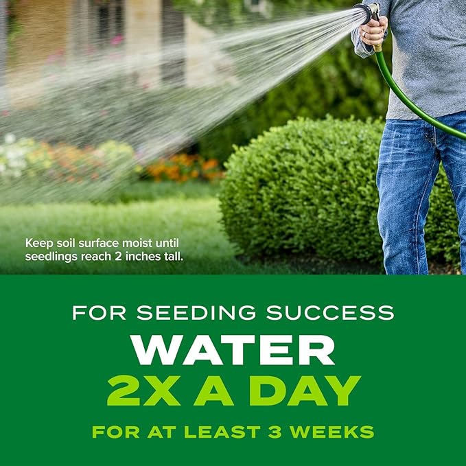 Scotts Turf Builder Rapid Grass Tall Fescue Mix - Combination Grass Seed and Fertilizer for Lawns, Lawn Seed That Grows in Just Weeks, 5.6 lbs.