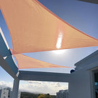 SUNNY GUARD Custom Size 6'x8'x10' Peach Fuzz Sun Shade Sail Right Triangle UV Block Shade for Backyard Yard Patio Deck Garden(Customized)