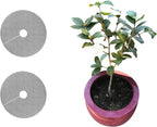 2 Pcs 11.81 Inchs Plant Pot Grids – Adjustable Soil Cover for Indoor/Outdoor Plant Protection – Durable Mesh Guard to Keep Animals Away from Potted Plants