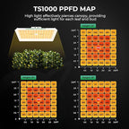 MARS HYDRO 3x3 Smart Grow Tent Kit with WiFi-Integrated Controller 43,150W TS1000 LED Programmable&Dimmable Grow Light,32"x32"x63" 1680D High Reflective Mylar,4 inch Automatic Ventilation kit