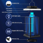 Bug Zapper Outdoor, Mosquito Zapper 2 in 1 Portable & Rechargeable Bug Zapper Outdoor with 5000mAh Battery & LED Night Light, 4000V Electric Fly Zapper for Outside,Patio,Backyard,Garden
