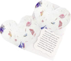 Set of 24 Mixed Heart Seed Paper – Writable & Plantable Wildflower with Envelopes & Planting Guides, Mom's Gift for Mother’s Day, Use for Wedding, Baby Shower, Heart Party Favors & Easter Decorations