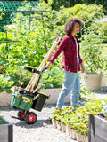 Gardener's Supply Company Heavy Duty Mobile Tool Storage Caddy | All in One Easy-Roll Garden Utility Cart Carrier | Includes 5-gallon Bucket & Fabric Organizer with Multiple Pockets