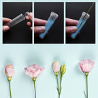 50PCS Flower Water Tubes, 2.83 Inch Plastic Water Tubes for Flowers, Floral Waters Tube with Caps, Clear Floral Vials for Single Stem Roses, Buds, Bouquets, Flower Arrangement