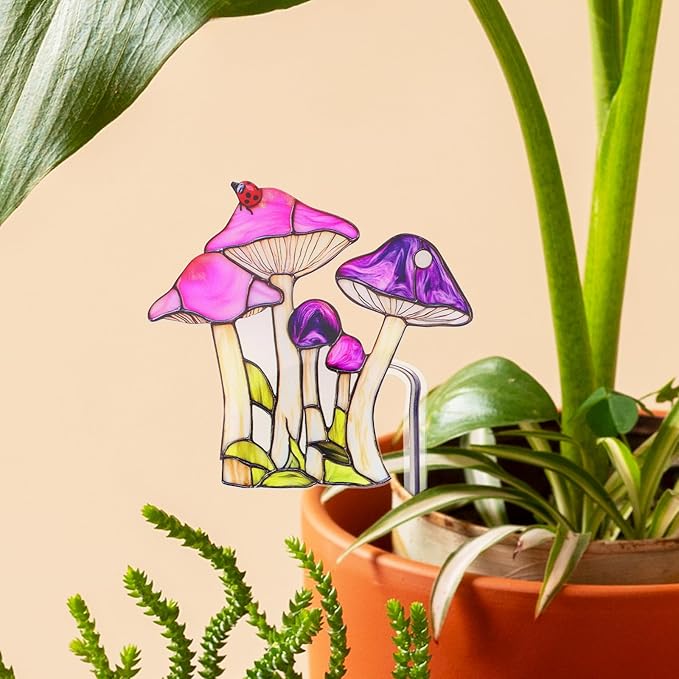 Mushroom Gifts for Women, Hanging Plant Planter for Indoor Outdoor Garden, Mothers Day Birthday Gifts for Mom Grandma from Daughter Son, Mushroom Lover Plant Pots Accessories