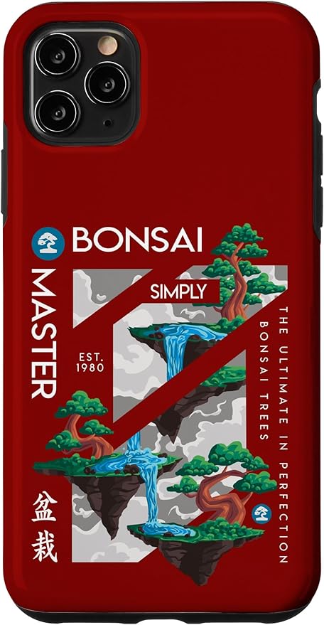 iPhone 11 Pro Max Zen Bonsai Tree Niwaki Japanese Garden Art Botanists Case