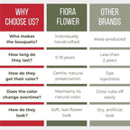 Fiora Flower | Long Lasting Real Roses in a Sealed Vase | Lasts up to 5 Years | Unique Present Gift