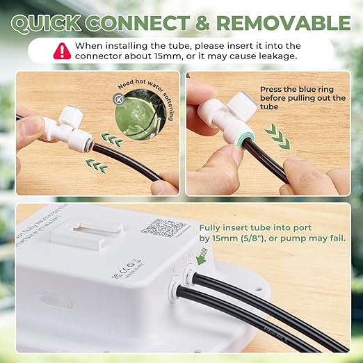 HIRALIY Solar Automatic Drip Irrigation System, Solar Powered Watering Device with Timer for Pots Plants, Pressure Balanced Drippers, with USB Port, for Indoor Irrigation Kit, Includes Battery