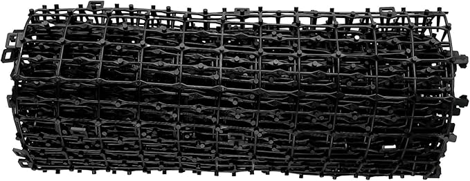 Cat Dog Scat Mat 2M, Plastic Spike Deterrent Strip For Garden, Humane Animal To Protect Plants And Pots From Digging And Climbing, Black