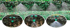 Drip Irrigation Misting Nozzle Kit, 45Pcs Drip Irrigation Parts with 20Pcs 4/7" to 1/4" Barbed Tee Connectors, 20Pcs 1/4" Green Atomizing Misting Nozzles, 5Pcs 4/7" End Caps for Garden Watering