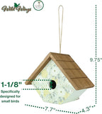 Wild Wings Decorative Wren House Blooming Nest, Green