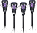 2026 4Pack Mosquito Repellent Outdoor Patio Solar Bug Zapper Outdoor,Mosquito Trap to Repel Gnat Small Flying Insect,Waterproof Mosquito Zapper for Outside,Solar Fly Zapper for Backyard,Garden,Patio