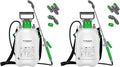 VIVOSUN 1 Gal/4L Pump Sprayer, Garden Water Sprayer for Plants, Weeds & Lawn Care, with 3 Nozzles, 50'' Long Hose & Pressure Relief Valve (Pack of 2)