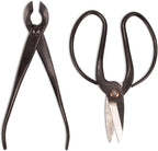 BambooMN Bonsai Basics Set - 8" Concave Cutter, 7" Heavy Duty Shear - 3 Sets
