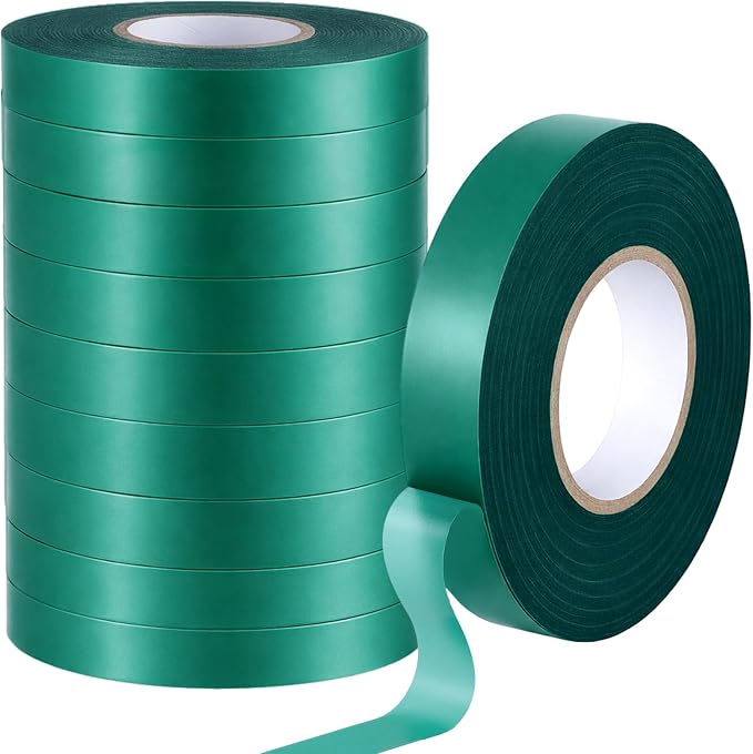 Prudiut 1500 Ft Plant Tape 1/2" Stretch Garden Tape Sturdy Plant Ribbon Nursery Tree Tapes Support for Indoor Outdoor Patio, Tree, Vegetables, Branches